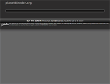Tablet Screenshot of phonybone.planetblender.org