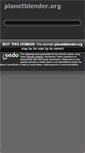 Mobile Screenshot of planetblender.org
